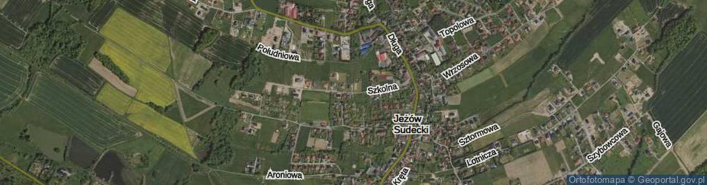 Zdjęcie satelitarne Szkolna ul.